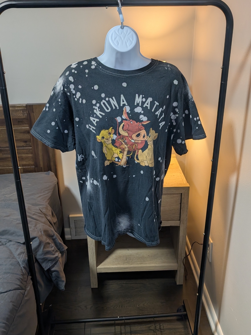 Disney Black 'Hakuna Matata' Lion King Graphic Tee 100% Cotton
